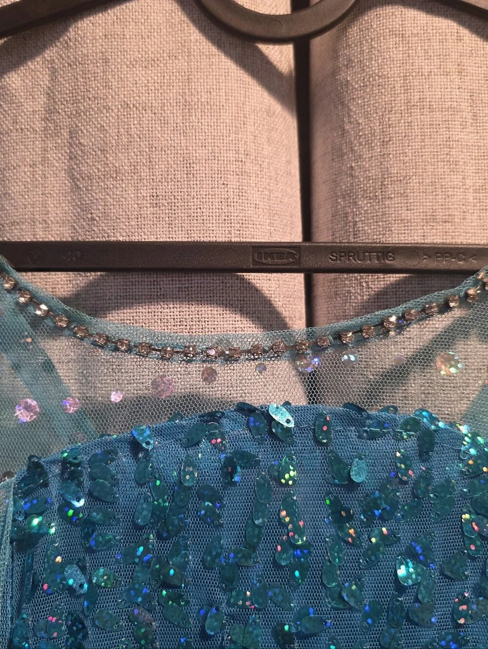 Frozen inspired Girls' Sequin Dress and Cape